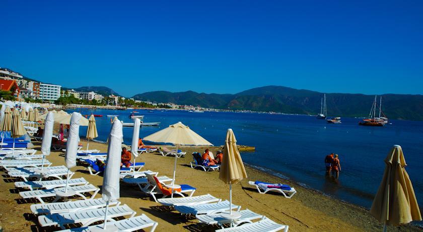 Luna Beach Deluxe Hotel 马尔马里斯 外观 照片