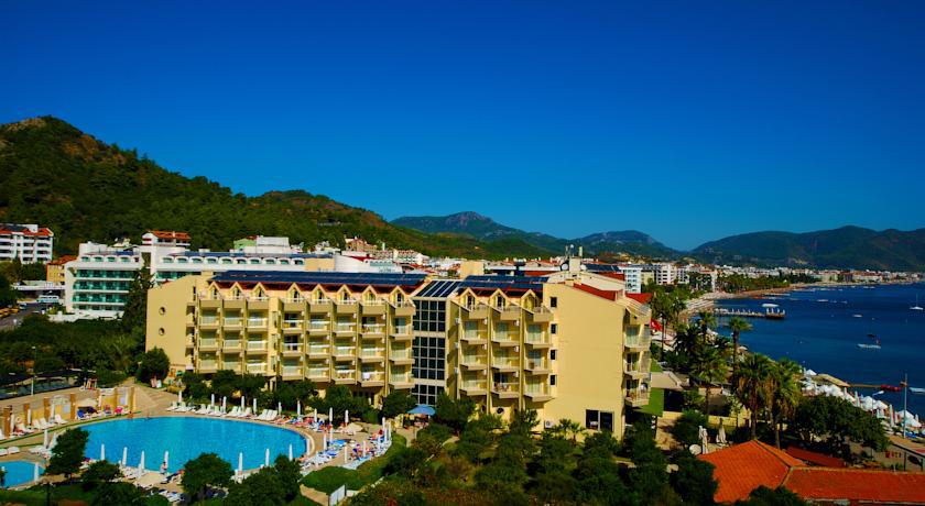 Luna Beach Deluxe Hotel 马尔马里斯 外观 照片